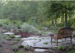 sunken patio